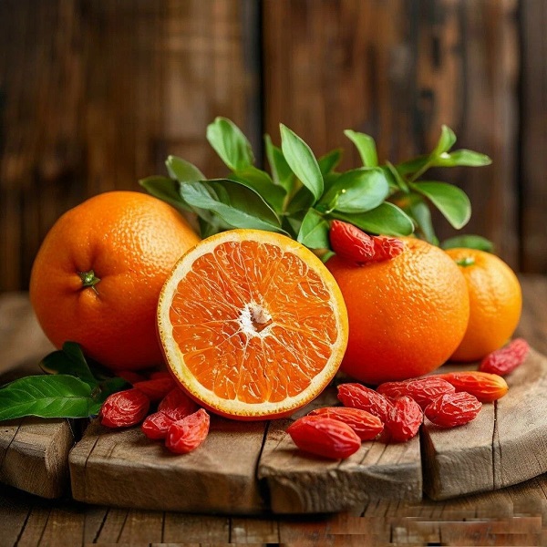 Blood orange and Goji